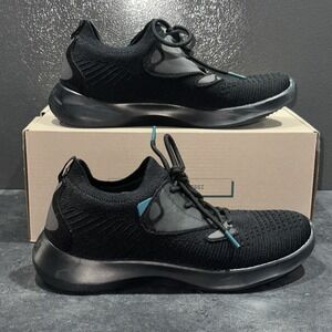 Vessi Women's Everyday Mover Sneaker Size 7 Onyx Black Black Waterproof Spring